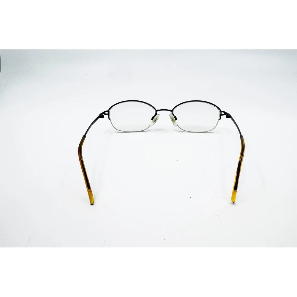 Luxottica Eyeglass Frames Womens Coffee Brown Oval Half Rim 2651 218 49-18-130